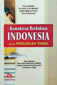 Image of Kemahiran berbahasa Indonesia untuk perguruan tinggi