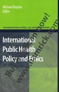 Image of International Public Health Policy and Ethics