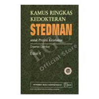 Image of Kamus ringkas kedokteran stedman untuk profesi kesehatan edisi 4
