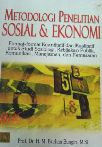 Image of Metodologi Penelitian Sosial Dan Ekonomi