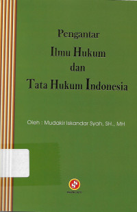 Image of Pengantar Ilmu Hukum dan Tatahukum indonesia
