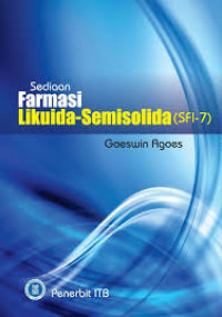 Image of Sediaan farmasi : Likuida - semisolida (SFI-7)