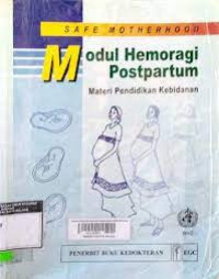 Image of Safe Motherhood MODUL HEMORAGI POSTPARTUM