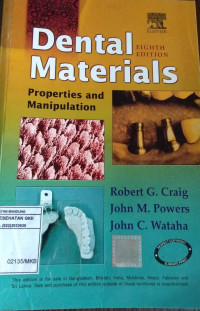 Image of dental materials. (text book) (MKB)
