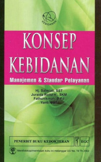 Image of Konsep Kebidanan: Manajemen dan Standar Pelayanan