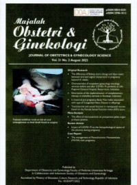 Image of Majalah obstetri &ginekologi volume 29 no 1 April 2021