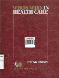 Image of Who’s Who In Health Care Second Edition