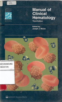 Image of Manual Of Clinical Hematology Third Edition