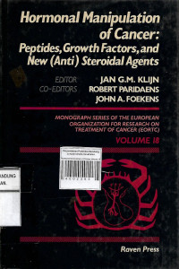 Image of Hormonal Manipulation of Cancer : Peptides, Growth Factor And New (Anti) Steroidal Agents