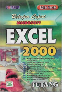 Image of Belajar Cepat Microsoft Excel 2000