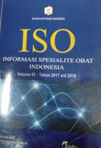 Image of ISO Informasi Spesialite Obat Indonesia Volume 51  Tahun 2017-2018