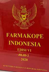 Image of Farmakope Indonesia Edisi VI Tahun 2020 Jilid 2