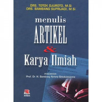 Image of Menulis ARTIKEL & Karya Ilmiah