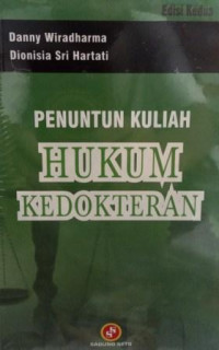 Image of Penuntun kuliah hukum kedokteran