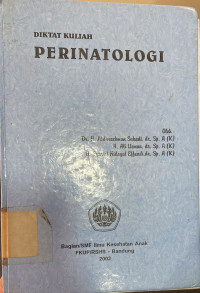 Image of Diktat Kuliah : Perinatologi