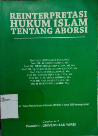 Image of Reinterpretasi Hukum Islam Tentang Aborsi