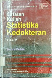 Image of Catatan Kuliah Statistika Kedokteran
