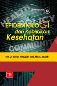 Image of Epidemiologi dan kebijakan kesehatan