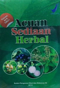 Image of Acuan sediaan herbal volume ke 8