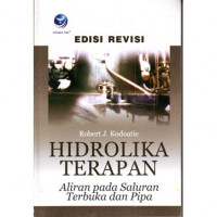 Image of Hidrolika Terapan : Aliran pada Saluran Terbuka dan Pipa