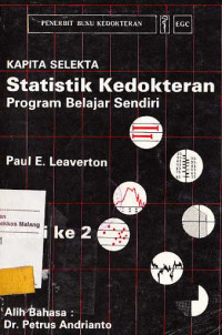 Image of Kapita Selekta :Statistik Kedokteran Program Belajar Sendiri